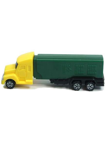 Dispensador Caramelos Pez Camión E Truck V-Grill Amarillo/Verde