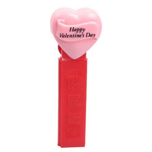 Dispensador Caramelos Pez Corazón San Valentín Rosa