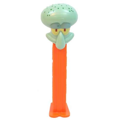 Dispensador Caramelos Pez Calamardo Bob Esponja Stem Naranja