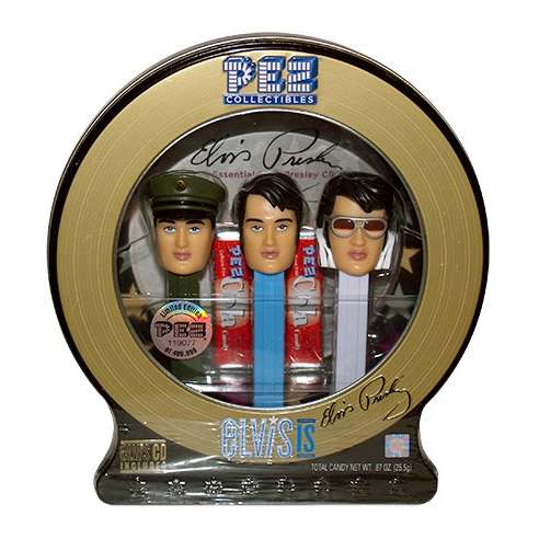 Caja Metalica Elvis Presley Dispensadores Pez