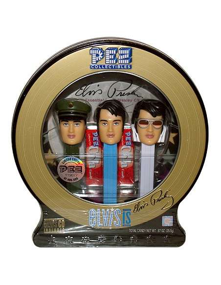 Caja Metalica Elvis Presley Dispensadores Pez