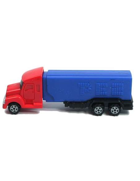 Dispensador Caramelos Pez Camión E Truck V-Grill Rojo/Azúl