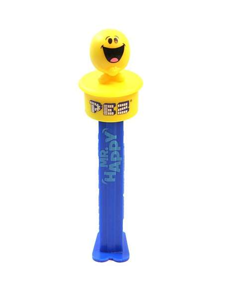 Click and Play Disney Mr Men  Mr Happy Dispensador Caramelos pez