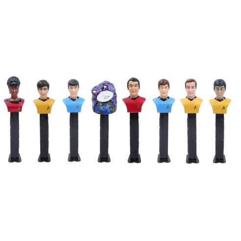 Dispensador Caramelos Pez Set Star Trek