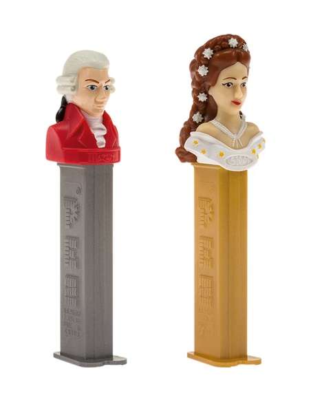 Dispensador caramelos Pez Set Sissi & Mozart