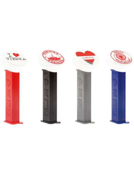 Dispensador caramelos Pez Set I LOVE AUSTRIA