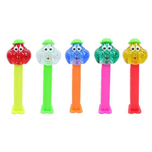 Dispensador Caramelos Pez Crystal Bubbleman