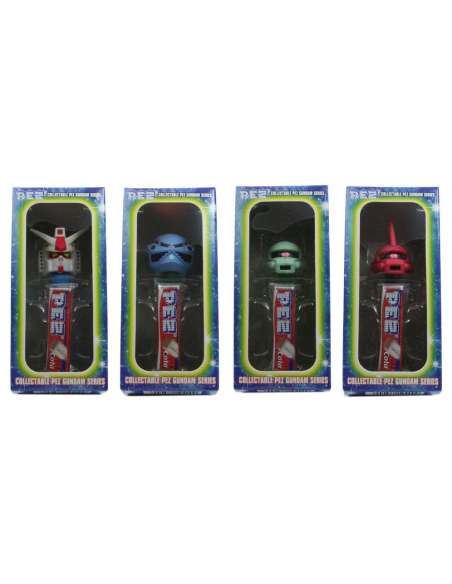 Dispensador Caramelos Pez Set Gundam