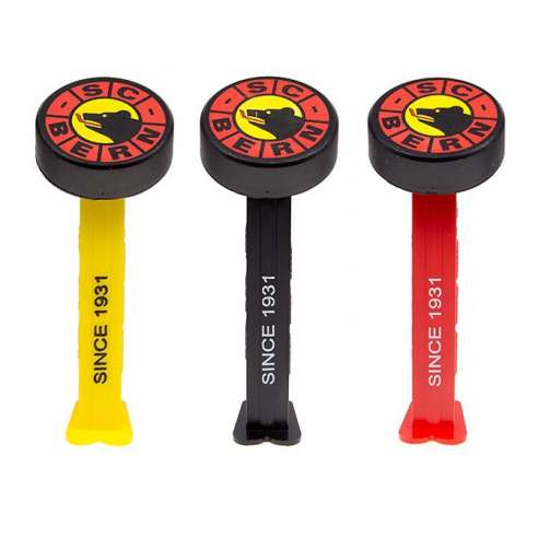 Dispensador Caramelos Pez Set Hockey Sc Bern