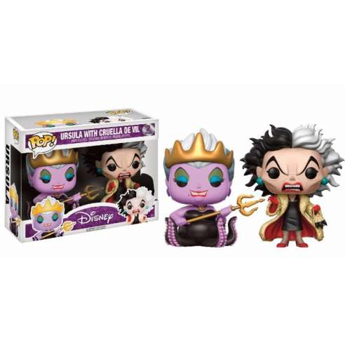 Figura  Funko Pop Disney - Ursula y Cruella de Vil