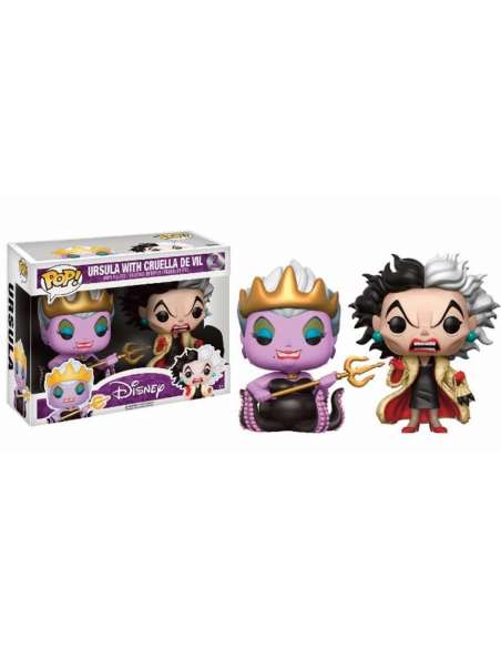 Figura  Funko Pop Disney - Ursula y Cruella de Vil