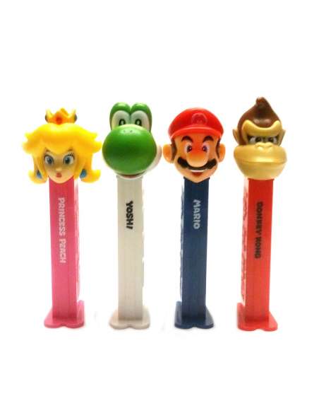 Mario Bros Print Set Dispensador Caramelos PEZ