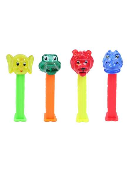 Safari Animal Crystal Set Dispensador Caramelos PEZ