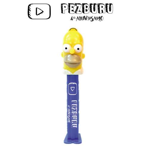 Homer Aniversario PezBuru Dispensador Caramelos Pez