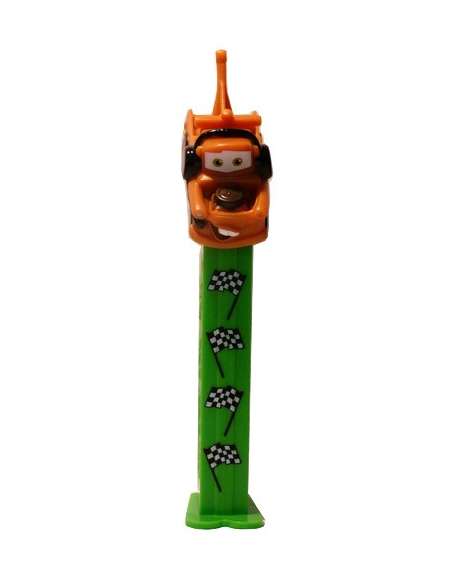 Dispensador Caramelos Pez Mater Race Flag Cars