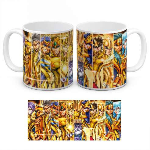 Taza Los Caballeros del Zodiaco