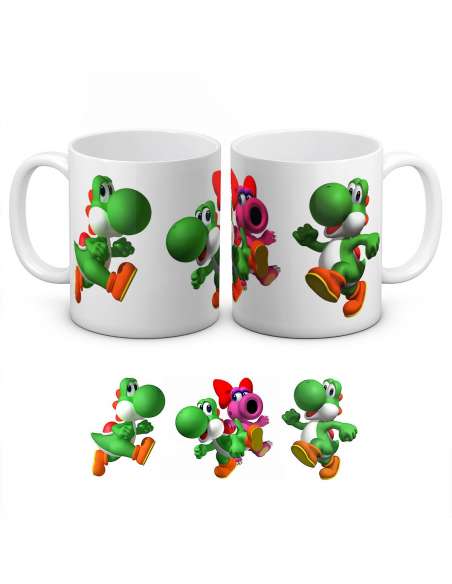Taza Yoshi Mario Bros