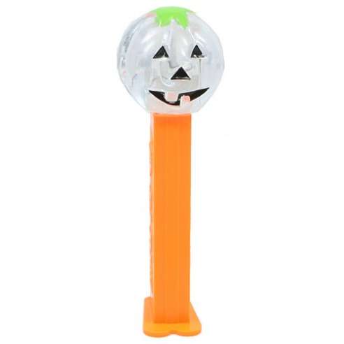 Dispensador caramelos Pez Halloween Calabaza Cristal