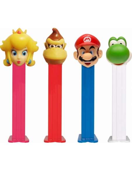 Mario Bros Set Dispensador Caramelos PEZ