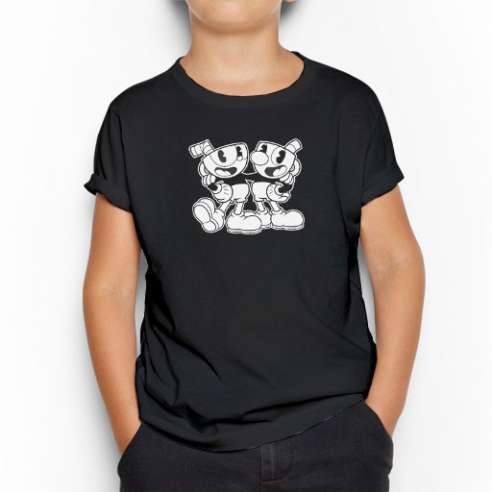 Camiseta Cuphead Infantil