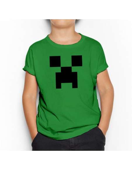 Camiseta Minecraft Creeper infantil