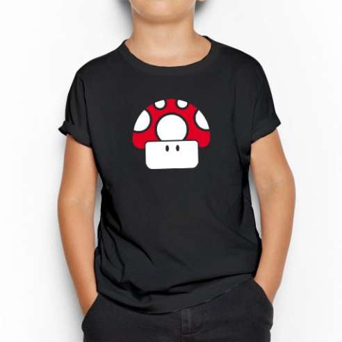 Camiseta Seta Roja Mario Bros infantil