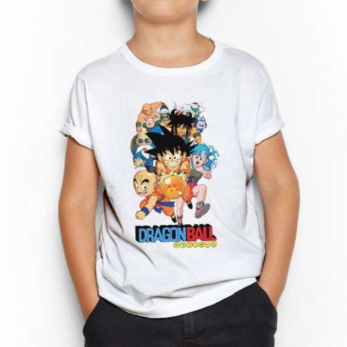 Camiseta  Dragon Ball Goku Group Infantil