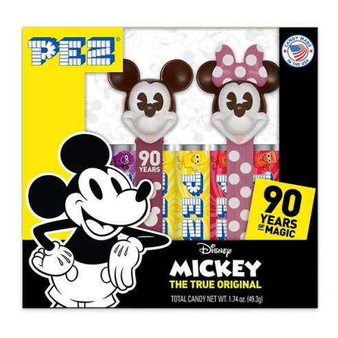 Mickey Mouse 90 aniversario Caja Dispensador Caramelos Pez