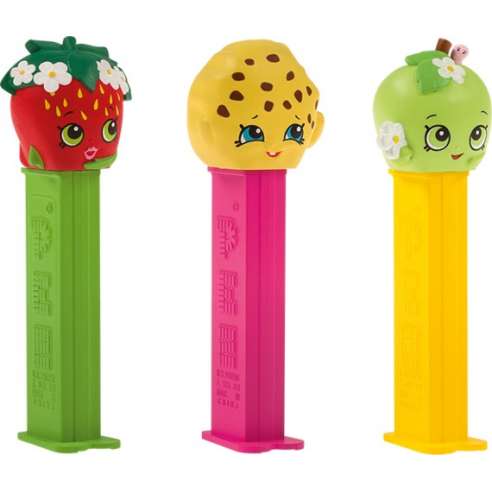 Shopkins Set Dispensador Caramelos Pez