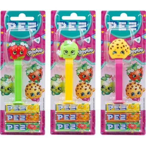 Shopkins Set Dispensador Caramelos Pez