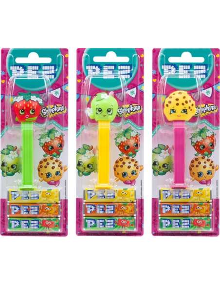 Shopkins Set Dispensador Caramelos Pez