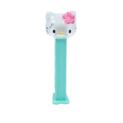 Dispensador caramelos Pez Hello Kitty Crystal Hibisco Rosa