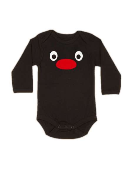 Body Bebe Pingu Manga Larga