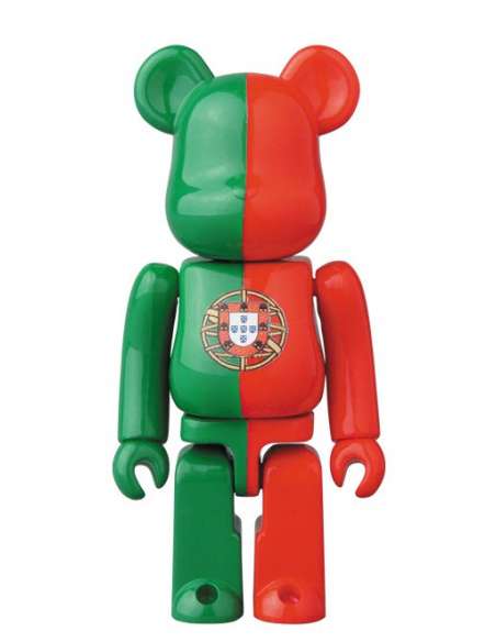 Bearbrick 100% Flag Portugal Series 34
