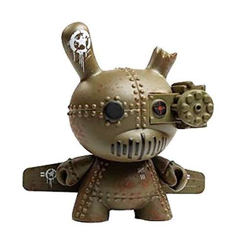 DrilOne Green Tank Destroyer Art of War Dunny Kidrobot