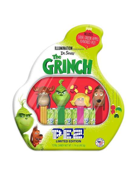 Caja Grinch Dispensadores Caramelos Pez