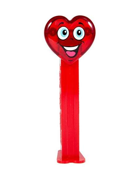 Happy Crystal Heart Dispensador Caramelos Pez