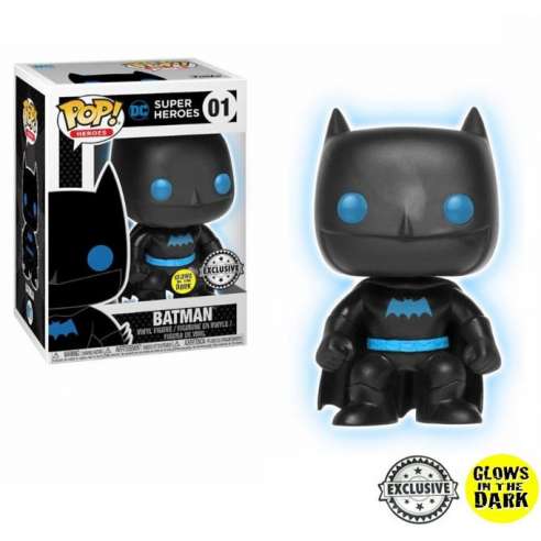 DC JL Batman Silhouette Funko Pop