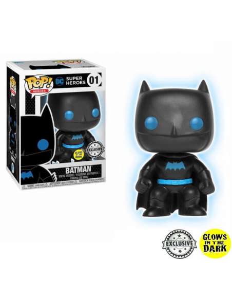DC JL Batman Silhouette Funko Pop