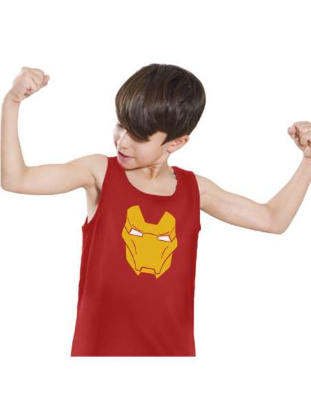 Camiseta de Tirantes Iron Man Mask Infantil