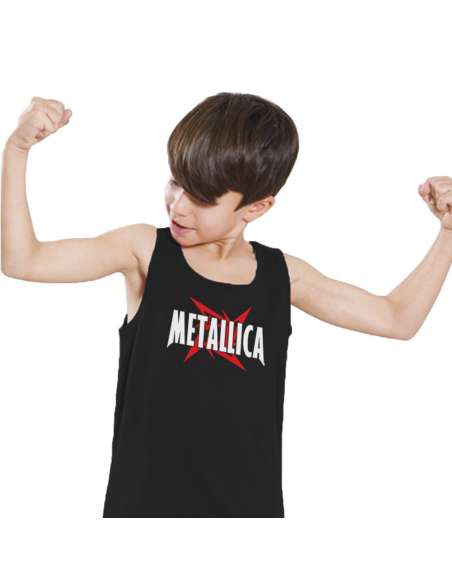 Camiseta de Tirantes Metallica Infantil