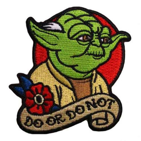 Parche Bordado Yoda Do Or Do Not