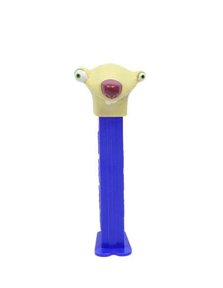 Dispensador caramelos Pez Sid Boca cerrada con cejas Ice Age