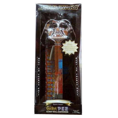 Dispensador Pez Cromado XXL Darth Vader Star Wars