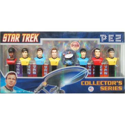 Dispensador Caramelos Pez Set Box Star Trek
