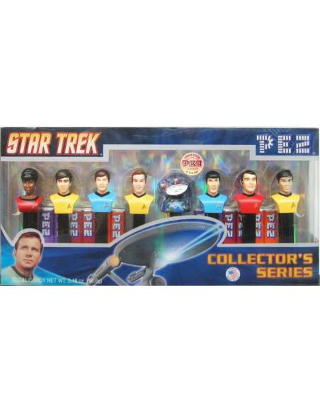 Dispensador Caramelos Pez Set Box Star Trek