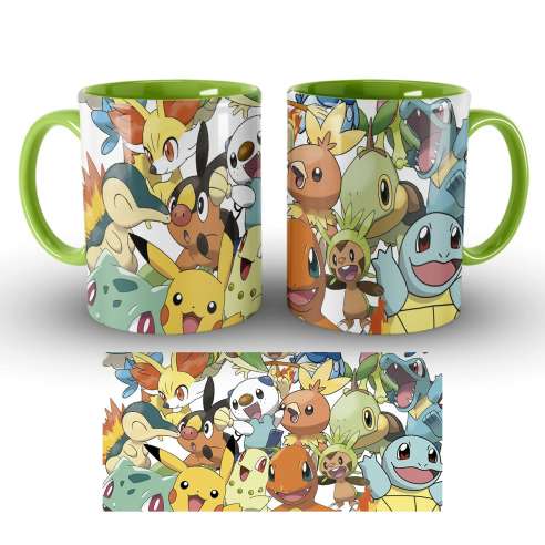 Taza Pokémon Collage