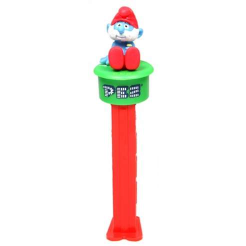 Click and Play Papa Pitufo Dispensador Caramelos PEZ