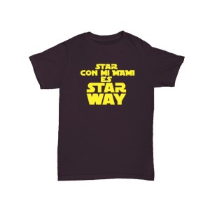 Camiseta Star Con Mi Mami Es Star Way Bebe 2