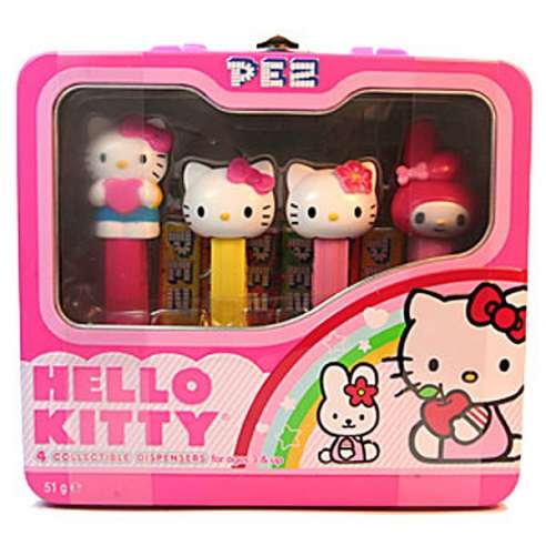 Hello Kitty Tin Set D Dispensador caramelos pez